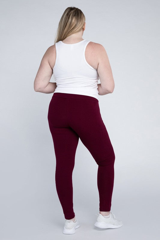 Plus Size Leggings with Pockets