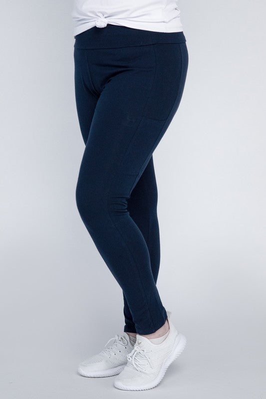 Plus Size Leggings with Pockets