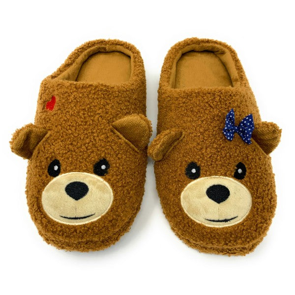 Bear Hug Slip On House Animal Slippers