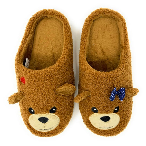 Bear Hug Slip On House Animal Slippers