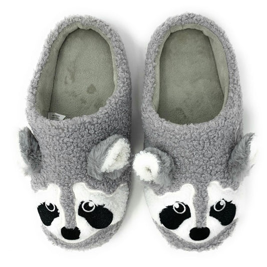 Raccoon Slip On House Slippers