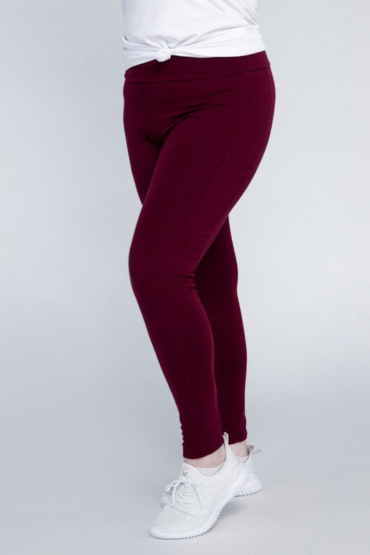 Plus Size Leggings with Pockets