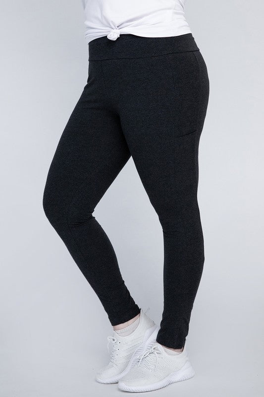 Plus Size Leggings with Pockets