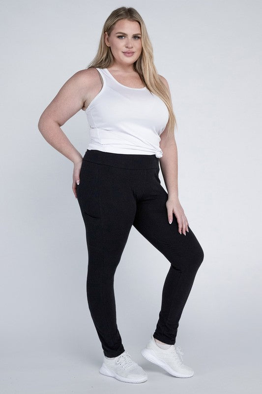 Plus Size Leggings with Pockets