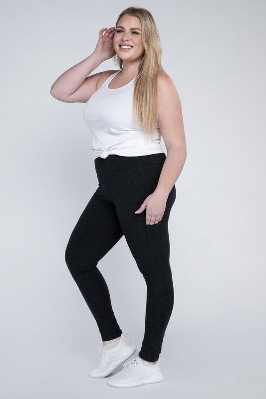 Plus Size Leggings with Pockets