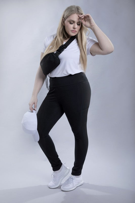 Plus Size Leggings with Pockets