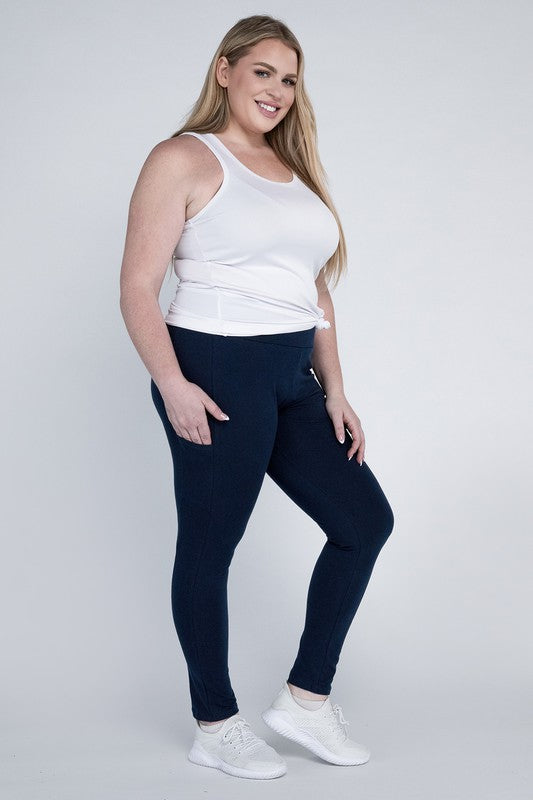 Plus Size Leggings with Pockets