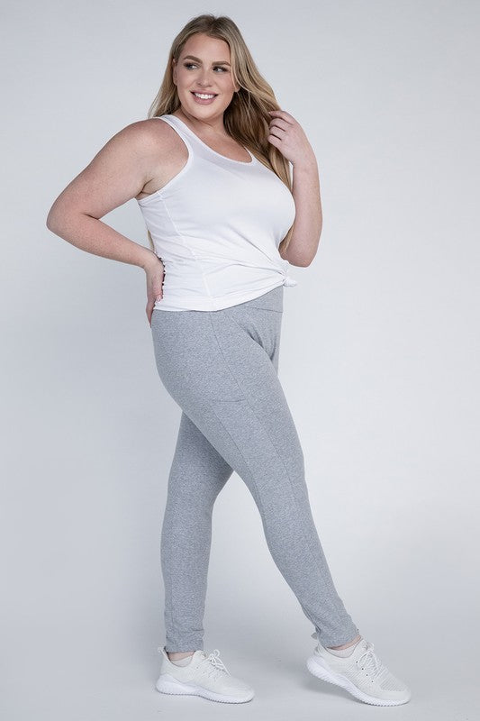 Plus Size Leggings with Pockets