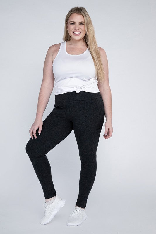 Plus Size Leggings with Pockets