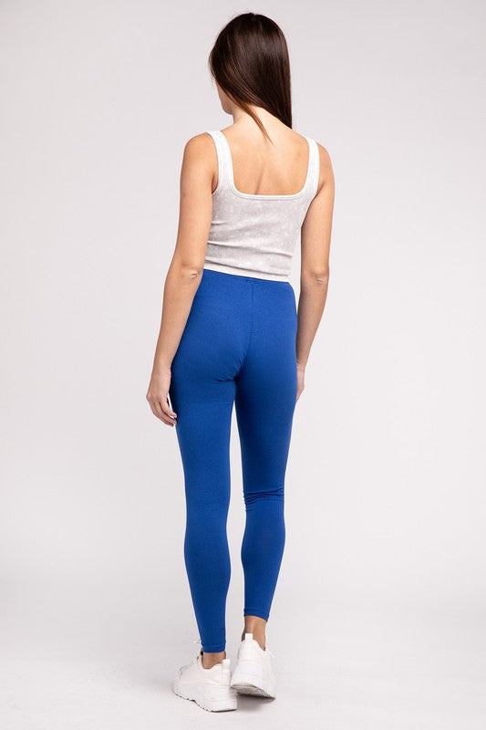 Premium Cotton Full Length Leggings