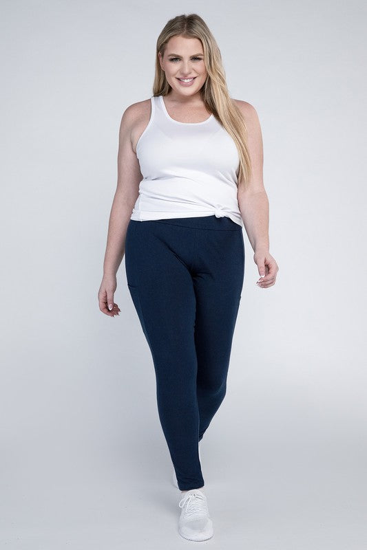 Plus Size Leggings with Pockets