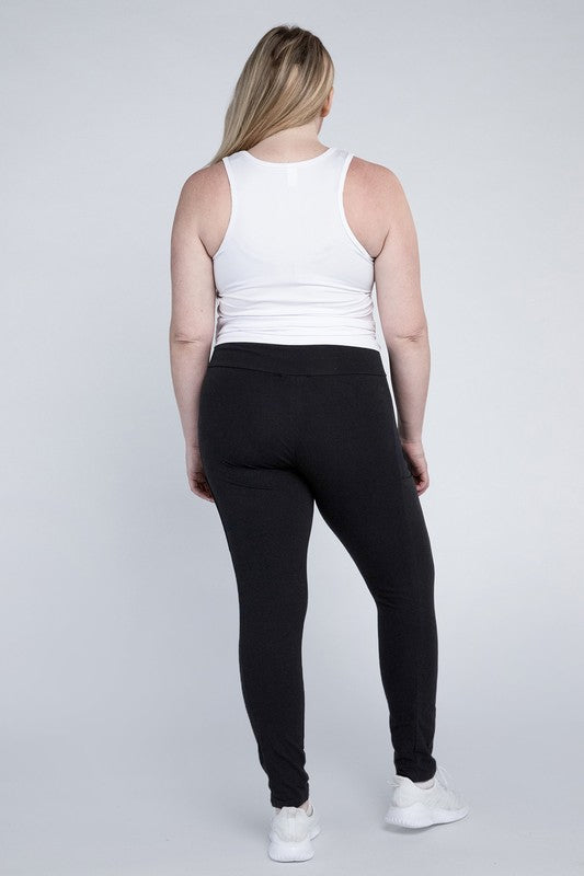 Plus Size Leggings with Pockets