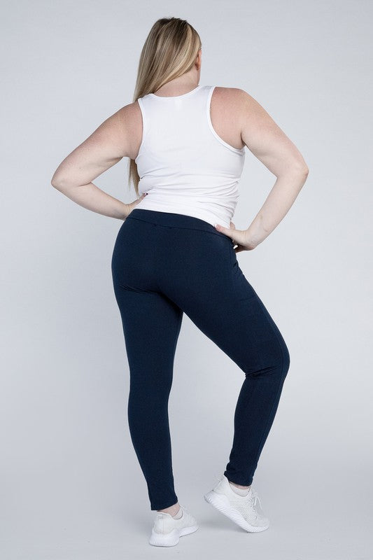 Plus Size Leggings with Pockets