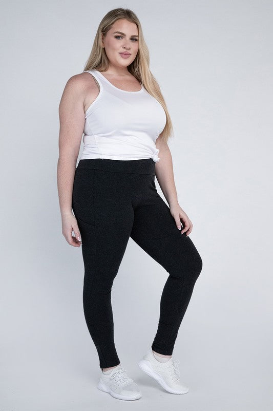 Plus Size Leggings with Pockets