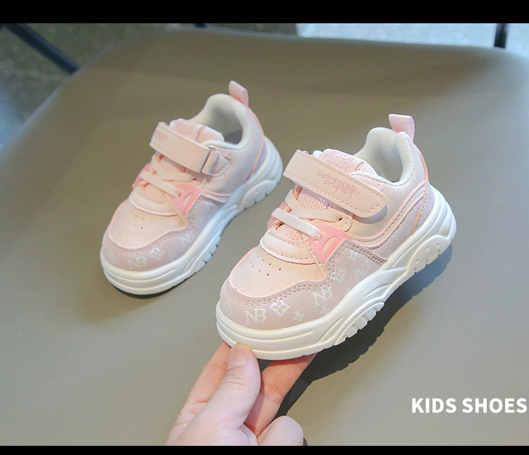 Pink Toddler shoes with velcro closure