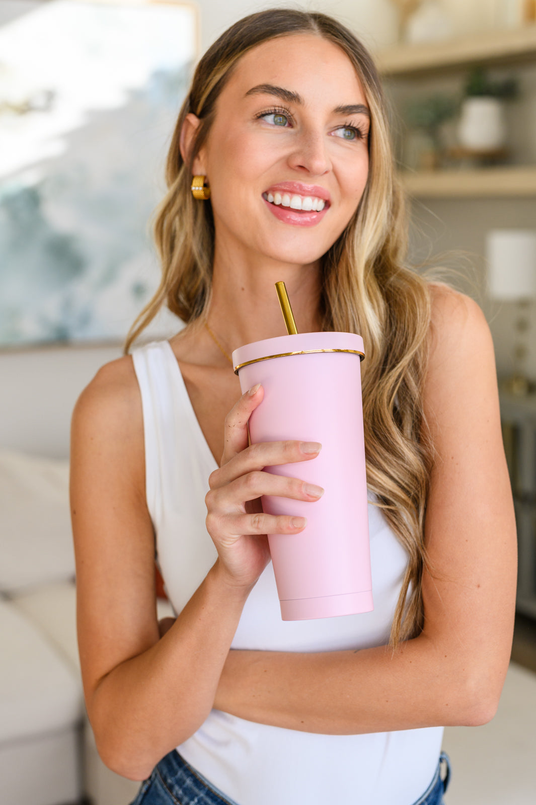 Baby Pink Tumbler