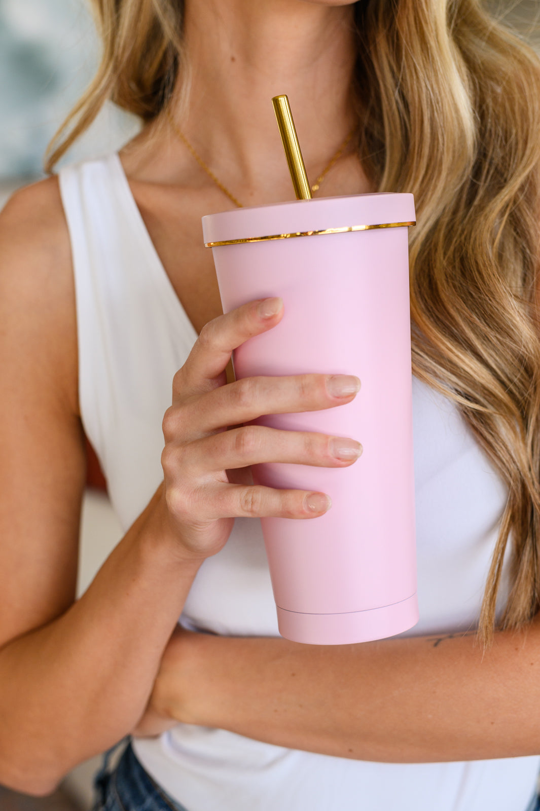 Baby Pink Tumbler