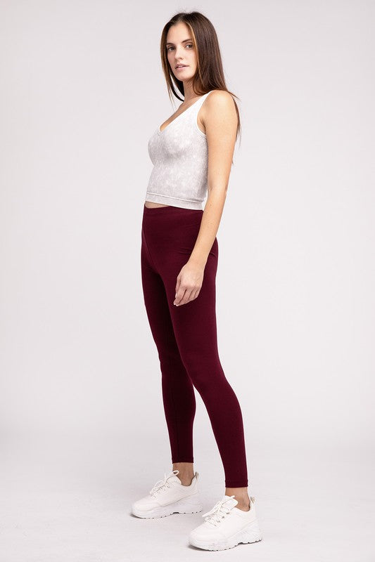 Premium Cotton Full Length Leggings