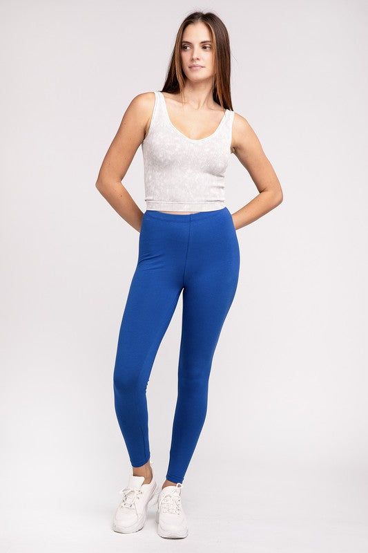 Premium Cotton Full Length Leggings