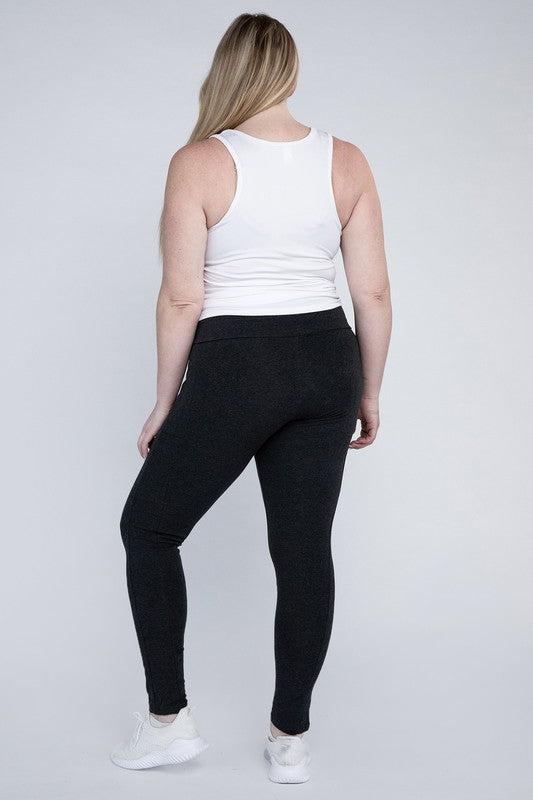 Plus Size Leggings with Pockets