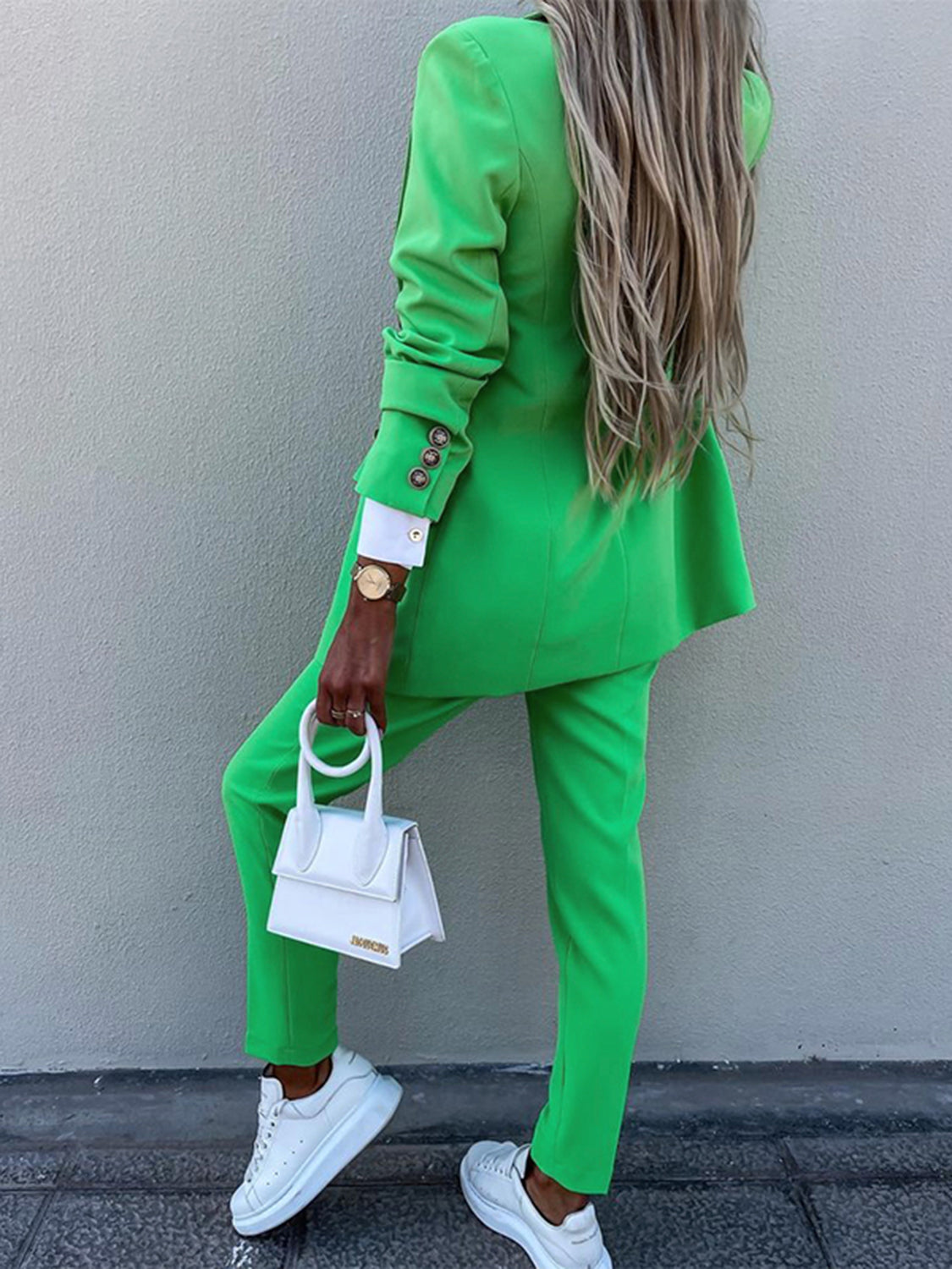 Long Sleeve Blazer and Pants Set