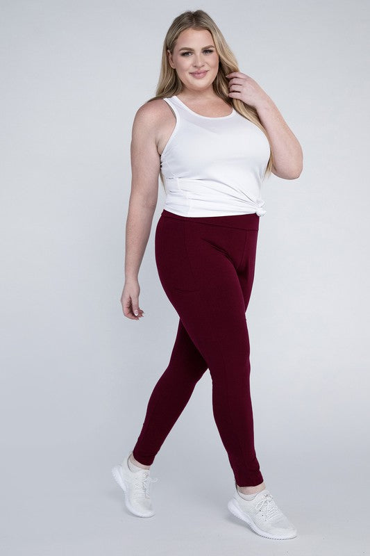 Plus Size Leggings with Pockets