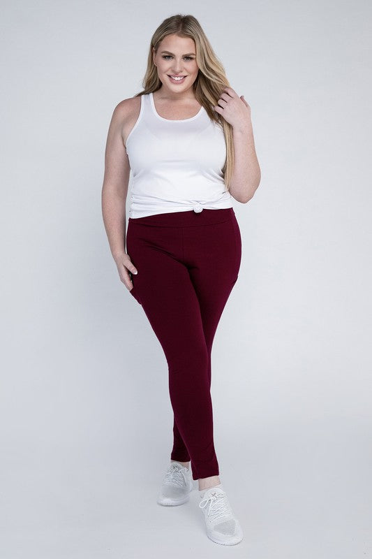 Plus Size Leggings with Pockets