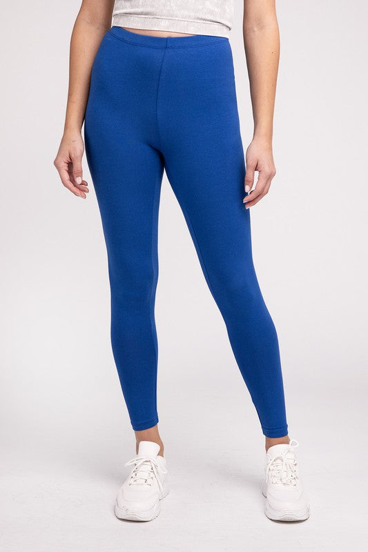 Premium Cotton Full Length Leggings